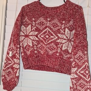 knit cropped sweater